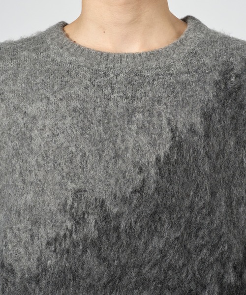 kutir(クティール)の「MOHAIR LIKE ABSTRACT KNIT/モヘアライクアブストラクトニット(ニット/セーター・メンズ・ライトグレー/ブラウン/ブラック・LARGE/MEDIUM)」の12枚目の写真