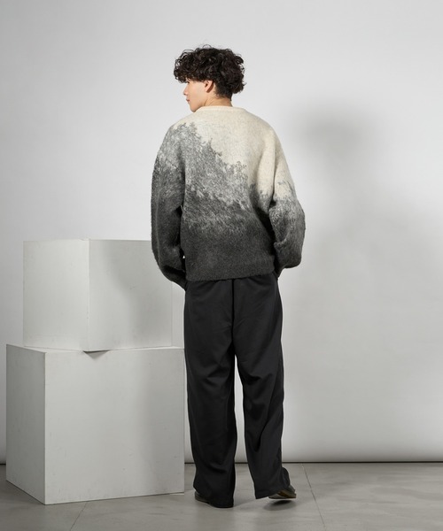 MOHAIR LIKE ABSTRACT KNIT/モヘアライクアブストラクトニット