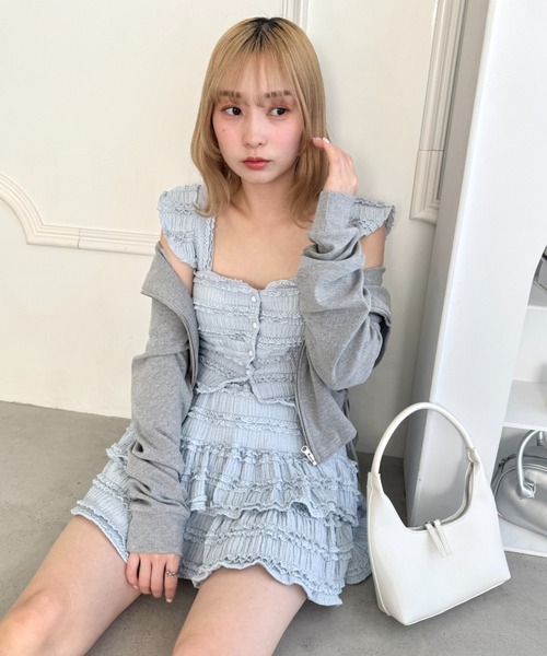 セール】【5色展開】ホイップレースフリルミニスカパン