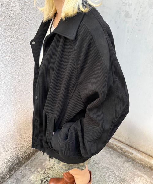 Figments(フィグメンツ)の「襟付きブルゾン(ブルゾン・レディース・ブラック/ベージュ・FREE)」の8枚目の写真