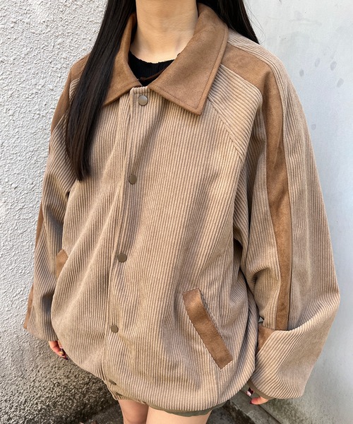 Figments(フィグメンツ)の「襟付きブルゾン(ブルゾン・レディース・ブラック/ベージュ・FREE)」の3枚目の写真