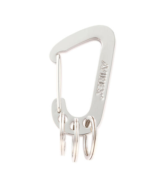 AVIREX（アヴィレックス）の「《AVIREX by J.H.M CO.,LTD.》"SURPLUS" LOGO CARABINER / "サープラス" ロゴ カラビナ（キーホルダー・レディース・シルバー・F）」の3枚目の写真