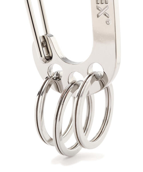 AVIREX（アヴィレックス）の「《AVIREX by J.H.M CO.,LTD.》"SURPLUS" LOGO CARABINER / "サープラス" ロゴ カラビナ（キーホルダー・レディース・シルバー・F）」の7枚目の写真