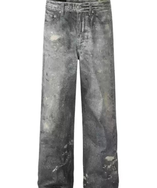 street washed ink stained denim（デニムパンツ）｜gem（ジェム） wif.tv