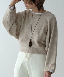 Mia   （ミア）の「ワイドスリーブドルマンニット（ニット/セーター）」