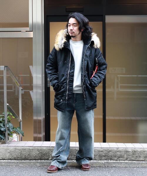 Alpha Industries(アルファインダストリーズ)の「ALPHA(アルファ)【WEB限定】Nー3Bジャケット ジャパンスペック/2WAY(ミリタリージャケット・メンズ・ブラック・S/M/L/XL)」の20枚目の写真