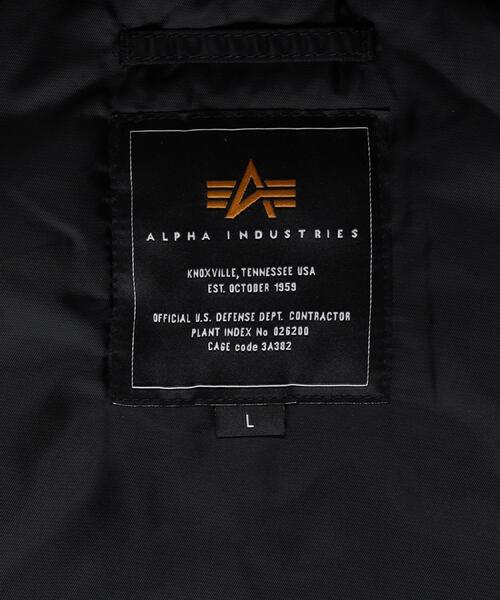 Alpha Industries(アルファインダストリーズ)の「ALPHA(アルファ)【WEB限定】Nー3Bジャケット ジャパンスペック/2WAY(ミリタリージャケット・メンズ・ブラック・S/M/L/XL)」の22枚目の写真