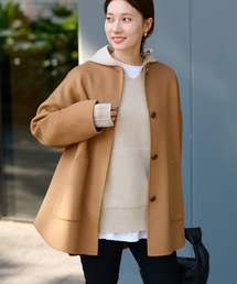 FRAMeWORK | ≪追加≫ハミルトンリバークルーネックコート5(ノーカラーコート)