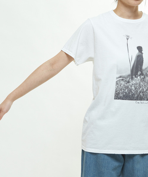martinique(マルティニーク)の「《別注》【COUTURE D`ADAM /クチュールドアダム 】Sam Haskins/ FlowerTee(Tシャツ/カットソー・レディース・ホワイト・38/40)」の11枚目の写真