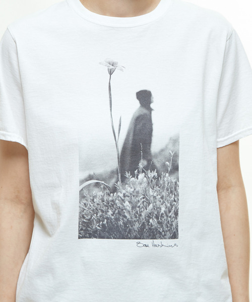martinique(マルティニーク)の「《別注》【COUTURE D`ADAM /クチュールドアダム 】Sam Haskins/ FlowerTee(Tシャツ/カットソー・レディース・ホワイト・38/40)」の13枚目の写真
