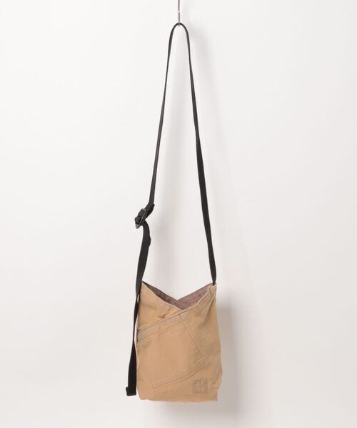hobo(ホーボー)の「【hobo / ホーボー】AZUMA SHOULDER BAG S LIGHT CANVAS(ショルダーバッグ・メンズ・チャコール/ネイビー/ベージュ・FREE)」の10枚目の写真