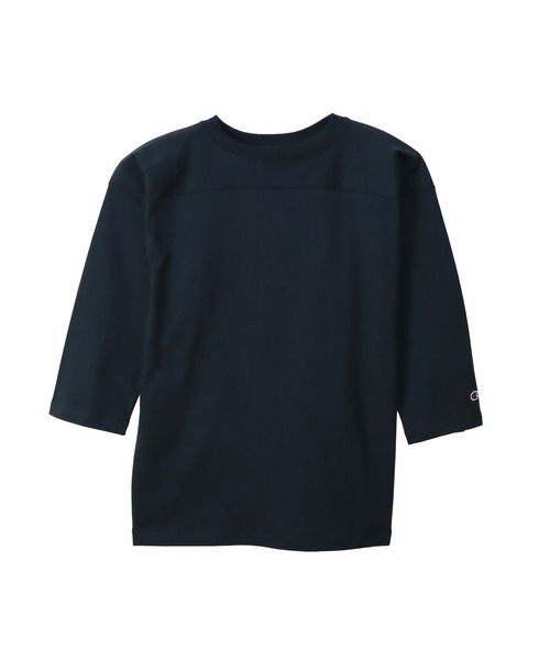 Champion(チャンピオン)の「【Champion/チャンピオン】メンズ MADE IN USA ティーテンイレブン ラグラン3/4スリーブフットボールTシャツ(Tシャツ/カットソー・メンズ・ホワイト/ネイビー/ブラック・X-LARGE/LARGE/MEDIUM/SMALL)」の3枚目の写真