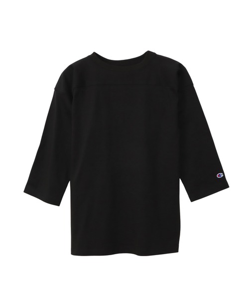 Champion(チャンピオン)の「【Champion/チャンピオン】メンズ MADE IN USA ティーテンイレブン ラグラン3/4スリーブフットボールTシャツ(Tシャツ/カットソー・メンズ・ホワイト/ネイビー/ブラック・X-LARGE/LARGE/MEDIUM/SMALL)」の2枚目の写真