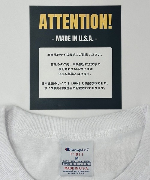 Champion(チャンピオン)の「【Champion/チャンピオン】メンズ MADE IN USA ティーテンイレブン ラグラン3/4スリーブフットボールTシャツ(Tシャツ/カットソー・メンズ・ホワイト/ネイビー/ブラック・X-LARGE/LARGE/MEDIUM/SMALL)」の13枚目の写真