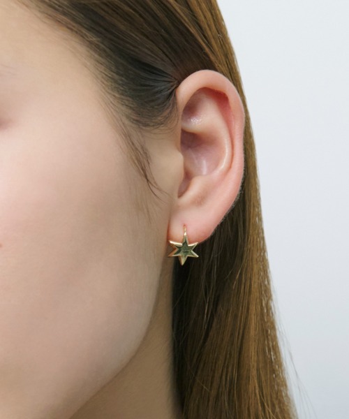 GOLDY（ゴールディ）の「マイクロ アスタリスク ワンタッチ ピアス（ピアス（両耳用）・レディース・シルバー/ゴールド・FREE）」の6枚目の写真