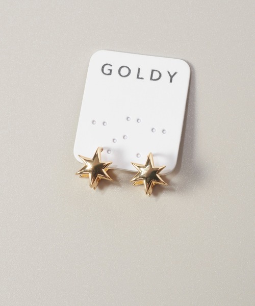 GOLDY（ゴールディ）の「マイクロ アスタリスク ワンタッチ ピアス（ピアス（両耳用）・レディース・シルバー/ゴールド・FREE）」の8枚目の写真