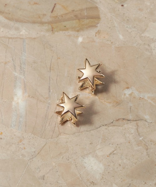 GOLDY（ゴールディ）の「マイクロ アスタリスク ワンタッチ ピアス（ピアス（両耳用）・レディース・シルバー/ゴールド・FREE）」の9枚目の写真