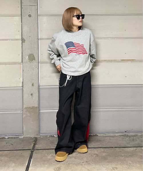 sedacle(セダクル)の「ザイドファスナードッキングデニム(デニムパンツ・メンズ・ブルー/ブラック・LARGE/MEDIUM/SMALL)」の14枚目の写真