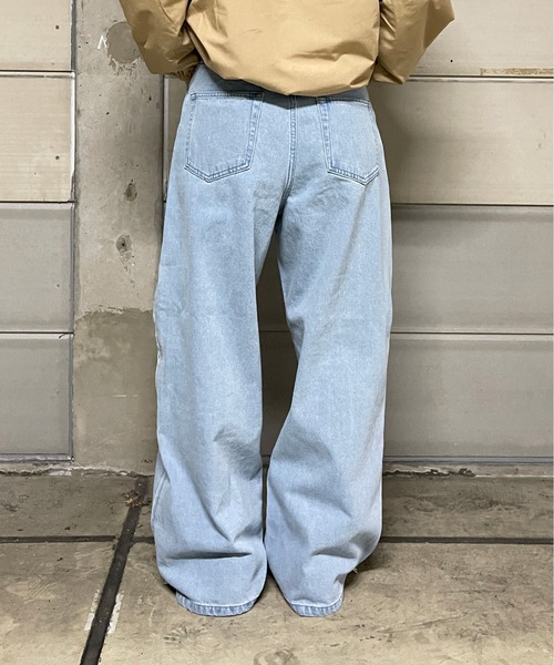 sedacle(セダクル)の「ザイドファスナードッキングデニム(デニムパンツ・メンズ・ブルー/ブラック・LARGE/MEDIUM/SMALL)」の20枚目の写真