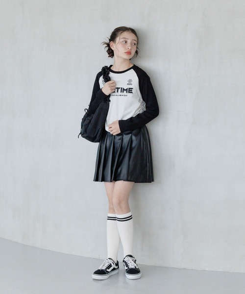 GLOBAL WORK(グローバルワーク)の「ヘビロッTEEチビ長袖/311633(Tシャツ/カットソー・キッズ・ホワイト系8/ホワイト系5/ピンク・140cm/130cm/150cm/160cm)」の21枚目の写真