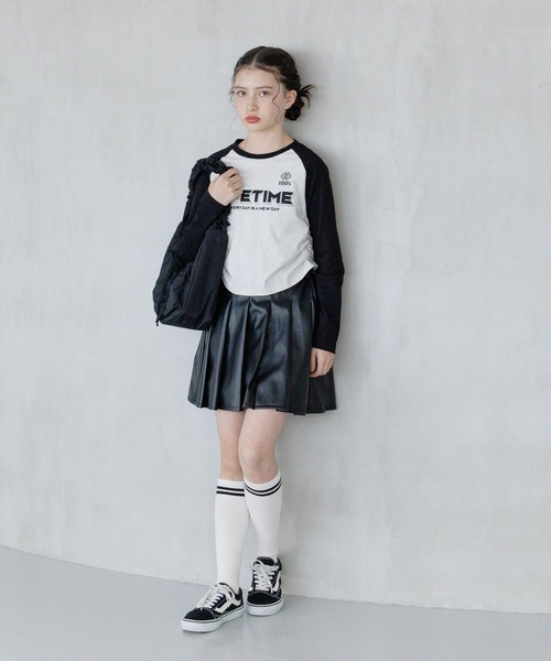 GLOBAL WORK(グローバルワーク)の「ヘビロッTEEチビ長袖/311633(Tシャツ/カットソー・キッズ・ホワイト系8/ホワイト系5/ピンク・140cm/130cm/150cm/160cm)」の20枚目の写真