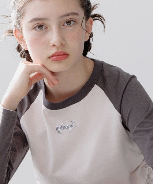 GLOBAL WORK(グローバルワーク)の「ヘビロッTEEチビ長袖/311633(Tシャツ/カットソー・キッズ・ホワイト系8/ホワイト系5/ピンク・140cm/130cm/150cm/160cm)」の14枚目の写真