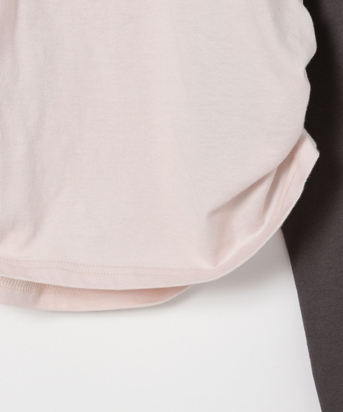 GLOBAL WORK(グローバルワーク)の「ヘビロッTEEチビ長袖/311633(Tシャツ/カットソー・キッズ・ホワイト系8/ホワイト系5/ピンク・140cm/130cm/150cm/160cm)」の7枚目の写真