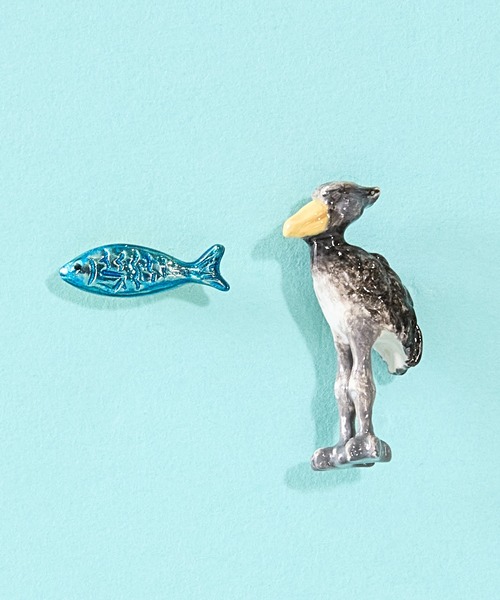 gargle ガーグル：アニマルシリーズ ハシビロコウ ピアス