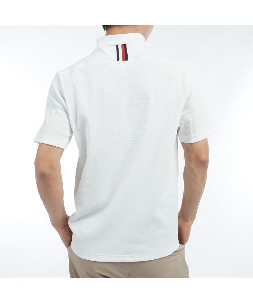 TOMMY HILFIGER GOLF（トミー ヒルフィガー ゴルフ）の「ﾏﾙﾁﾌﾗｯｸﾞ 半袖ﾓｯｸﾈｯｸｼｬﾂ（その他トップス・メンズ・ホワイト/ブルー/ネイビー/サンドベージュ・3L/LL/M/L）」の17枚目の写真
