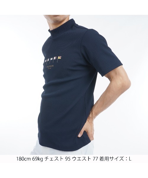 TOMMY HILFIGER GOLF（トミー ヒルフィガー ゴルフ）の「ﾏﾙﾁﾌﾗｯｸﾞ 半袖ﾓｯｸﾈｯｸｼｬﾂ（その他トップス・メンズ・ホワイト/ブルー/ネイビー/サンドベージュ・3L/LL/M/L）」の10枚目の写真