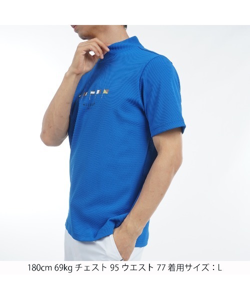 トミーヒルフィガーゴルフ 半袖 モックネック ウェア ラベンダー LLサイズ トミーヒルフィガーゴルフ 半袖 モックネック ウェア ラベンダー