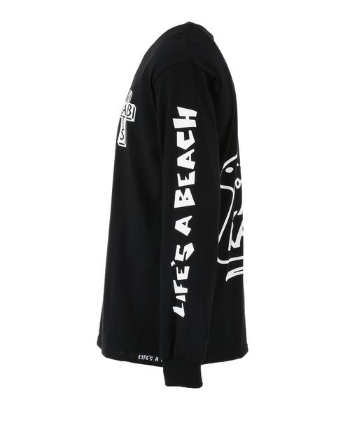 LIFE'S A BEACH（ライフズアビーチ）の「LIFE'S A BEACH（ライフズ ア ビーチ） RAT T◆（Tシャツ/カットソー・メンズ・ホワイト/ブラック・LARGE/MEDIUM/SMALL）」の5枚目の写真
