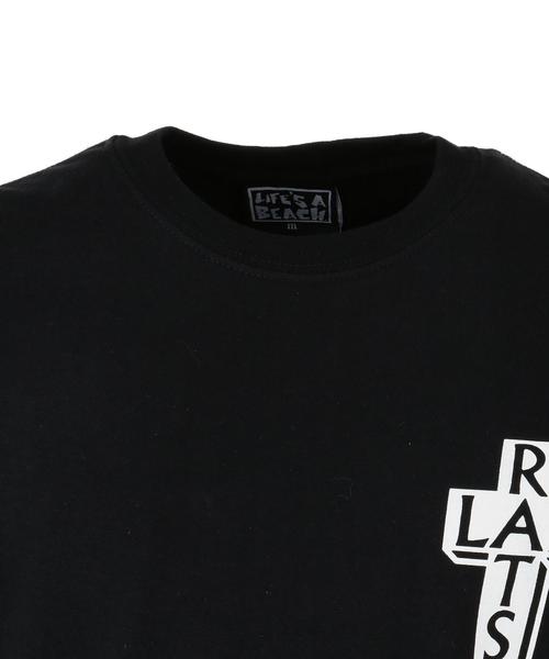 LIFE'S A BEACH（ライフズアビーチ）の「LIFE'S A BEACH（ライフズ ア ビーチ） RAT T◆（Tシャツ/カットソー・メンズ・ホワイト/ブラック・LARGE/MEDIUM/SMALL）」の6枚目の写真