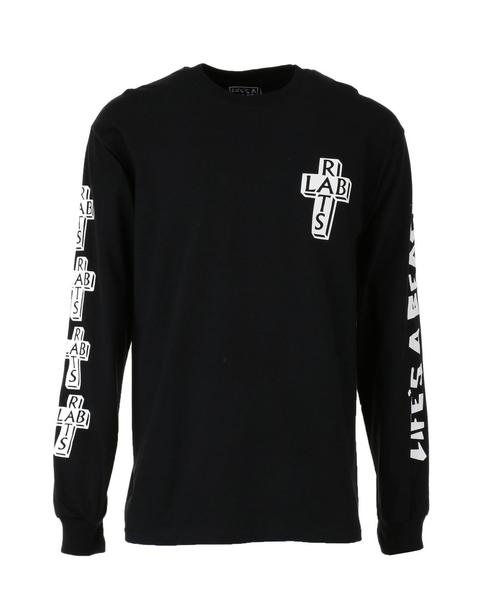 LIFE'S A BEACH（ライフズアビーチ）の「LIFE'S A BEACH（ライフズ ア ビーチ） RAT T◆（Tシャツ/カットソー・メンズ・ホワイト/ブラック・LARGE/MEDIUM/SMALL）」の4枚目の写真