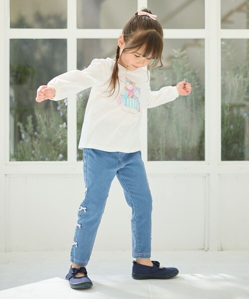 ANY（エニィ）の「7daysドリームストレッチパンツ（その他パンツ・キッズ・ライトグリーン系/ネイビー系/ネイビー系7/ライラック系/アイボリー系5/ベージュ系・110/120/130/100）」の11枚目の写真