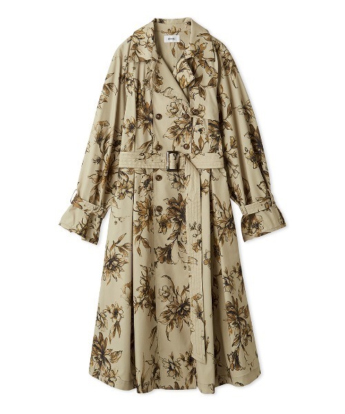 //専用//SNIDEL フラワードレストレンチコート PBEG 1 SNIDEL｜フラワードレストレンチコート | Rakuten Fashion(楽天