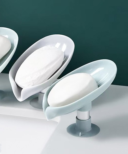 CALIFORNIA OUTFITTERS（カリフォルニア アウトフィッターズ）の「3-1A24  シンプル石鹸置き 吸盤式（バス/トイレグッズ・レディース・グレー/ライトグリーン・ONESIZE）」の4枚目の写真