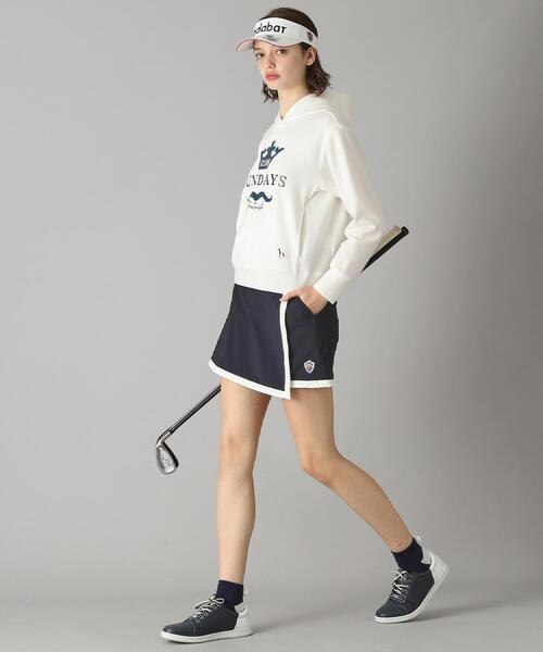 adabat（アダバット）の「【新レーベル ADABAT NAVY】ライトダンボールフーディー（パーカー・レディース・グレー/ホワイト系/ネイビー・42/40/38）」の8枚目の写真