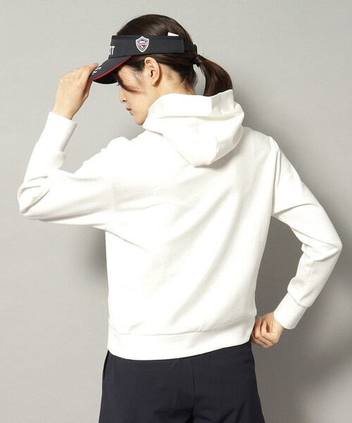 adabat（アダバット）の「【新レーベル ADABAT NAVY】ライトダンボールフーディー（パーカー・レディース・グレー/ホワイト系/ネイビー・42/40/38）」の9枚目の写真