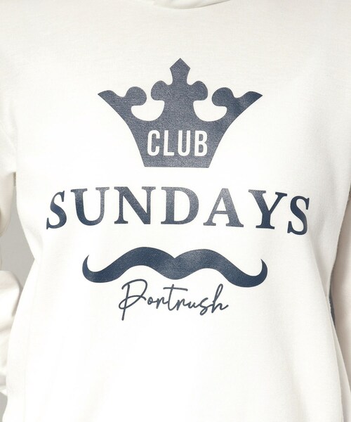 adabat（アダバット）の「【新レーベル ADABAT NAVY】ライトダンボールフーディー（パーカー・レディース・グレー/ホワイト系/ネイビー・42/40/38）」の12枚目の写真