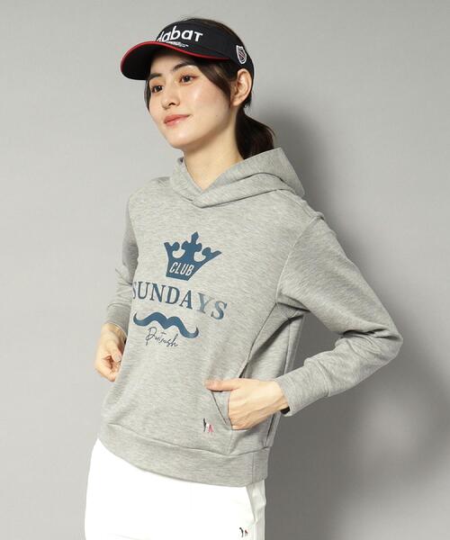 adabat（アダバット）の「【新レーベル ADABAT NAVY】ライトダンボールフーディー（パーカー・レディース・グレー/ホワイト系/ネイビー・42/40/38）」の18枚目の写真