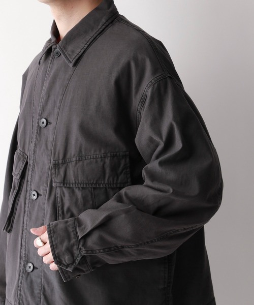 RAGEBLUE(レイジブルー)の「ヴィンテージライク/ミリタリーファティーグショートジャケット(ミリタリージャケット・メンズ・ブラック/カーキ・MEDIUM/LARGE)」の15枚目の写真