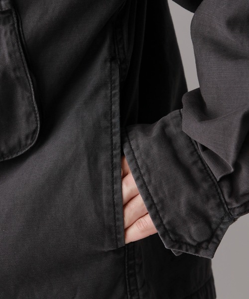 RAGEBLUE(レイジブルー)の「ヴィンテージライク/ミリタリーファティーグショートジャケット(ミリタリージャケット・メンズ・ブラック/カーキ・MEDIUM/LARGE)」の16枚目の写真