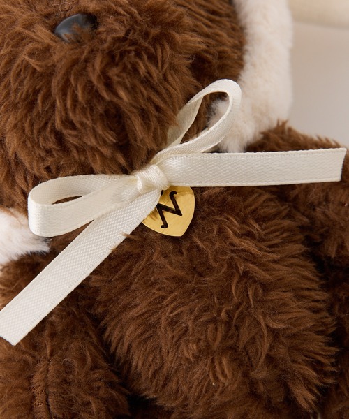 one after another NICE CLAUP（ワンアフターアナザーナイスクラップ）の「うさ耳クマぬいぐるみチャーム（チャーム・レディース・アイボリー/ブラウン・FREE）」の15枚目の写真