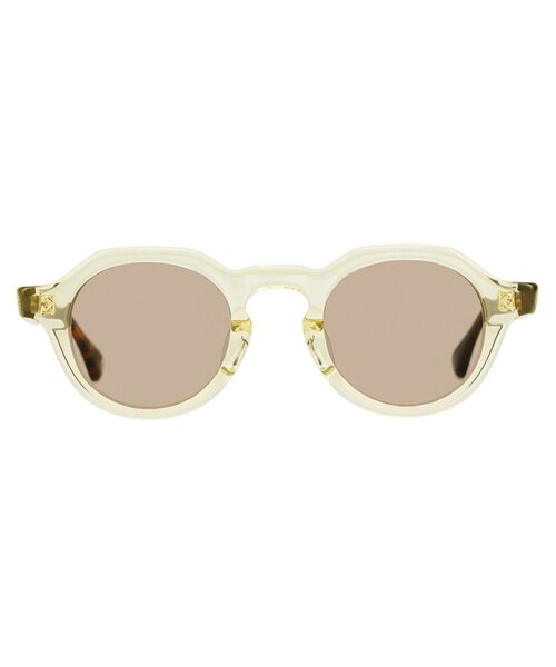 JOURNAL STANDARD relume(ジャーナルスタンダード レリューム)の「【WEB限定】ボストン型 サングラス|クラウンパント型|紫外線対策|UVカット|ユニセックス|ジャーナルスタンダードレリューム|Zoff|JOURNAL STANDARD relume(サングラス・レディース・クリア/クリアイエロー/ブラウン系その他2/ブラック・FREE)」の3枚目の写真