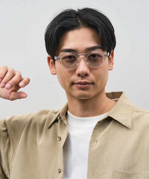 JOURNAL STANDARD relume(ジャーナルスタンダード レリューム)の「【WEB限定】ボストン型 サングラス|クラウンパント型|紫外線対策|UVカット|ユニセックス|ジャーナルスタンダードレリューム|Zoff|JOURNAL STANDARD relume(サングラス・レディース・クリア/クリアイエロー/ブラウン系その他2/ブラック・FREE)」の13枚目の写真