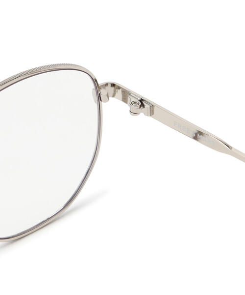 FREE'S MART（フリーズマート）の「◆シルバーフレーム伊達メガネ（メガネ・レディース・ホワイト・ﾌﾘ-）」の6枚目の写真