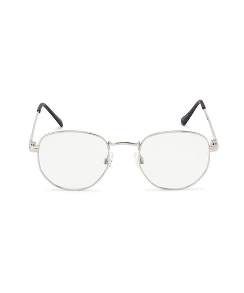 FREE'S MART（フリーズマート）の「◆シルバーフレーム伊達メガネ（メガネ・レディース・ホワイト・ﾌﾘ-）」の11枚目の写真