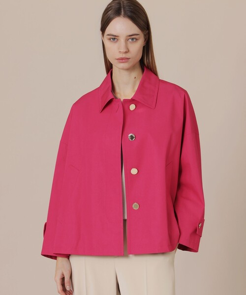 セール】【ROSLEY/ロズリー】ウェザーコットンステンカラーショート