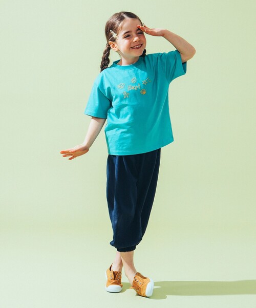 こども ビームス（コドモビームス）の「SEA 刺繍 Tシャツ 2025SS（90～140cm）（Tシャツ/カットソー・キッズ・ホワイト系その他5/ロイヤルブルー・90/110/120/130/140/100）」の10枚目の写真